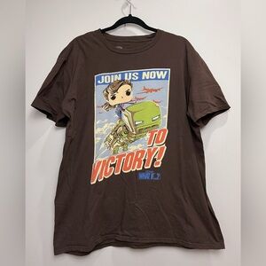 Limited Edition Marvel Funko Pop What If T-Shirt in Brown